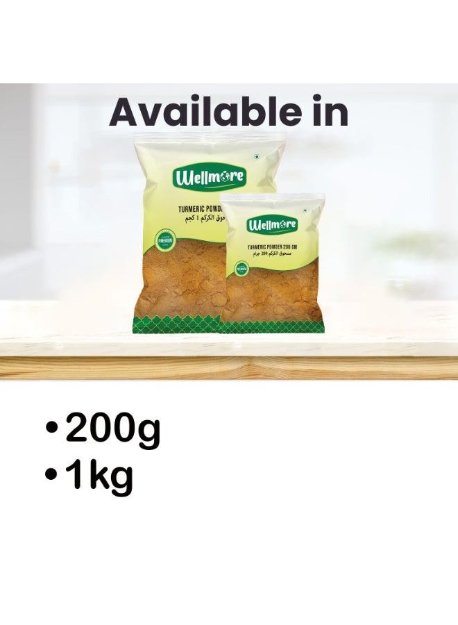 Wellmore Turmeric Powder 200 gm - Image 3