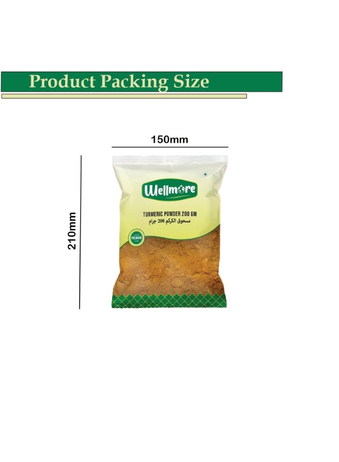 Wellmore Turmeric Powder 200 gm - Image 2