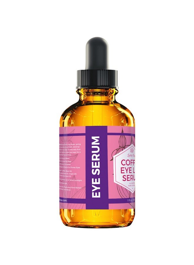 Leven Rose Leven Rose Coffee Bean Caffeine Serum for Eyes 1 oz - Anti-aging Caffeine Eye Serum - Organic Under Eye Serum - Eye Serum for Puffy Bags Under Eyes  - Image 3