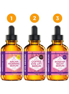 Leven Rose Leven Rose Coffee Bean Caffeine Serum for Eyes 1 oz - Anti-aging Caffeine Eye Serum - Organic Under Eye Serum - Eye Serum for Puffy Bags Under Eyes  - Image 5