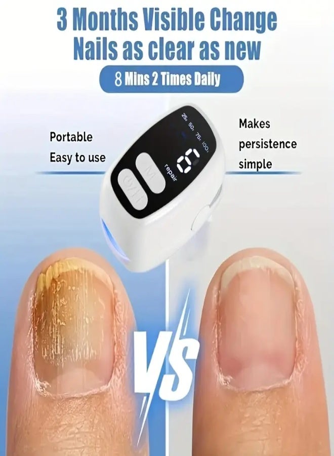 ارواق جهاز العناية بالأظافر قابل لإعادة الشحن عبر USB - منظف أظافر محمول للقدمين واليدين مزود بشاشة رقمية، بطارية 400 مللي أمبير/ساعة - سهل الاستخدام اليومي للرجال والنساء، أداة عناية سهلة السفر، أرجواني - Image 2