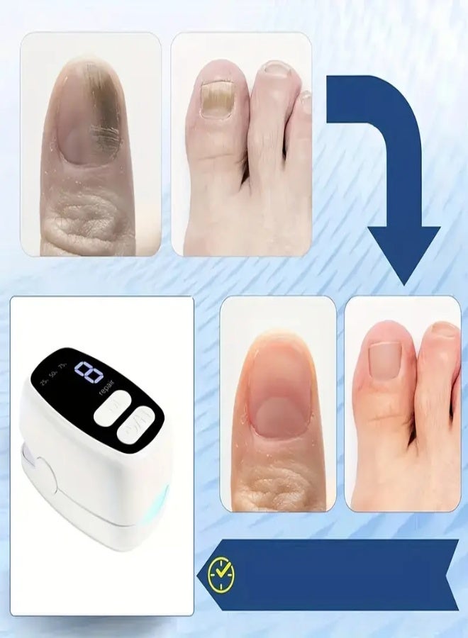 ارواق جهاز العناية بالأظافر قابل لإعادة الشحن عبر USB - منظف أظافر محمول للقدمين واليدين مزود بشاشة رقمية، بطارية 400 مللي أمبير/ساعة - سهل الاستخدام اليومي للرجال والنساء، أداة عناية سهلة السفر، أرجواني - Image 5