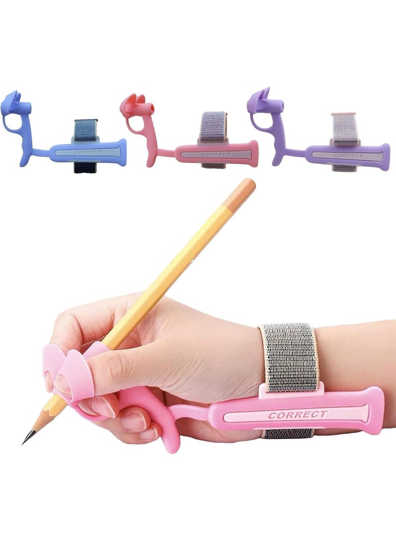 Altheqa Kids Pencil Gripper Handwriting, Toddler Ergonomic Writing Aid Tool Ergonomic Pencil Grip Pencil Grips Pencil Aid for Children's Training Pen Holding Posture Correction Tools (pink(1 pcs)) - Image 1
