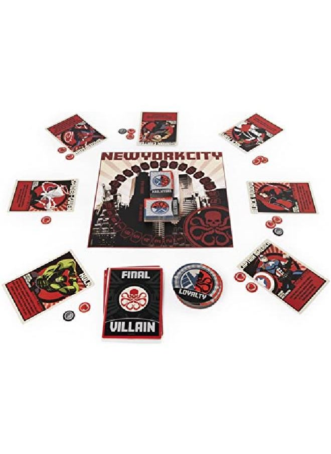 Spin Master Games - Marvel, Hail Hydra Superhero Board Game Black Panther Hulk Captain America Red Skull Black Widow Spiderman, For Adults And Teens Ages 14 And Up - Image 1