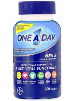 ONE A DAY Multivitamin and Multimineral Supplement For Men's - 200 Tablets 