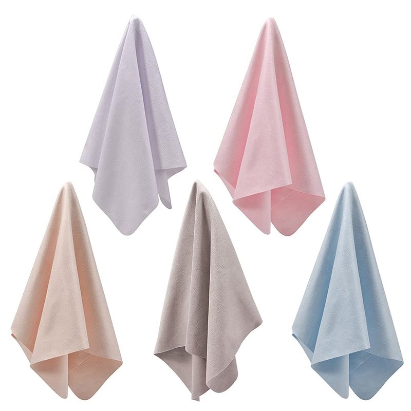 Large Microfiber Cleaning Cloth Grey 40x40cm For Glasses Screens Lenses Windows - Image 5
