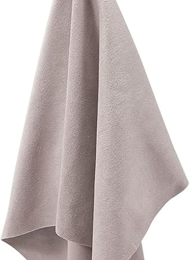 Large Microfiber Cleaning Cloth Grey 40x40cm For Glasses Screens Lenses Windows - Image 1