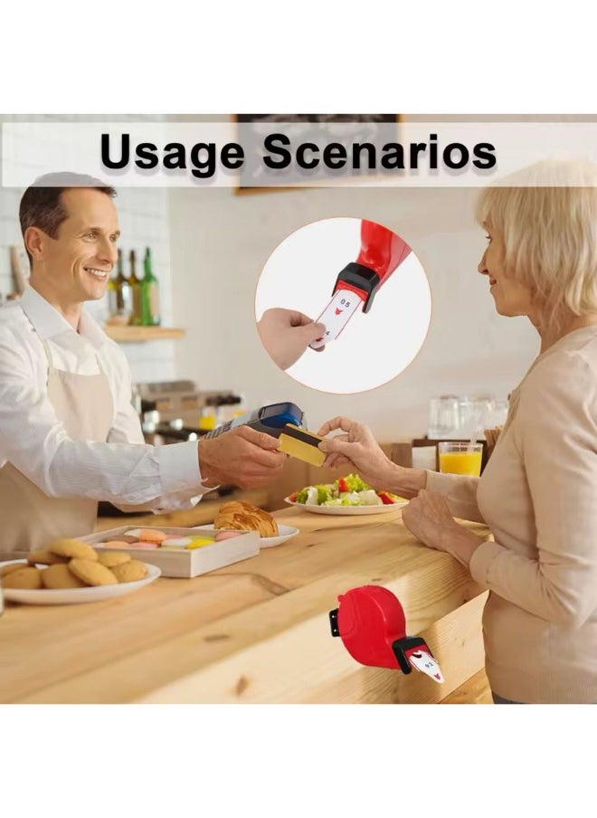 Generic - Take A Number Dispenser Ticket Dispenser Pick A Number Machi ne For Counter Queuing System Red ( Include Tickets Roll) - Image 1