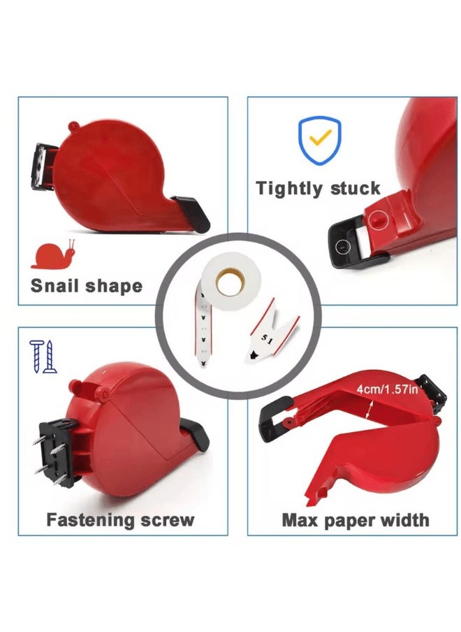 Generic - Take A Number Dispenser Ticket Dispenser Pick A Number Machi ne For Counter Queuing System Red ( Include Tickets Roll) - Image 1