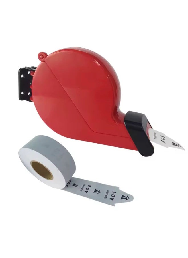 Generic - Take A Number Dispenser Ticket Dispenser Pick A Number Machi ne For Counter Queuing System Red ( Include Tickets Roll) - Image 1