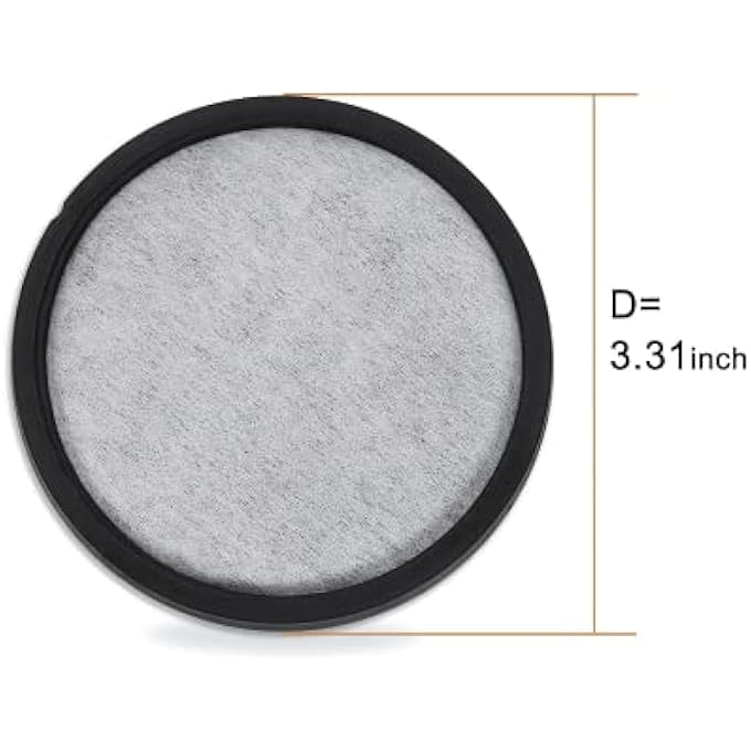 AMERTEER Activated Charcoal Water Filter Discs 6Pack Replacement Carbon Filter Discs  Countertop Water Distiller Filters Removes Chlorine  Odors Improve Taste Fits Mr Coffee DiscStyle Brewers - Image 3