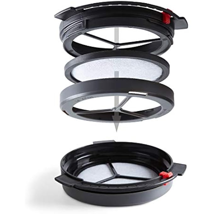 AMERTEER Activated Charcoal Water Filter Discs 6Pack Replacement Carbon Filter Discs  Countertop Water Distiller Filters Removes Chlorine  Odors Improve Taste Fits Mr Coffee DiscStyle Brewers - Image 4