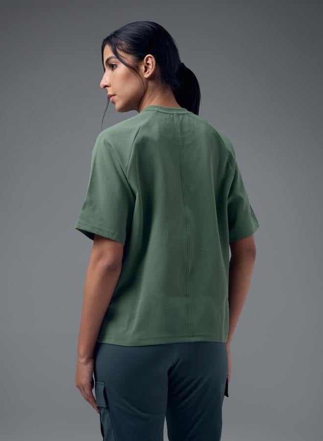 Technosport Relaxed Fit Round Neck Sports T-Shirt with ELASTO PLUS - Image 4