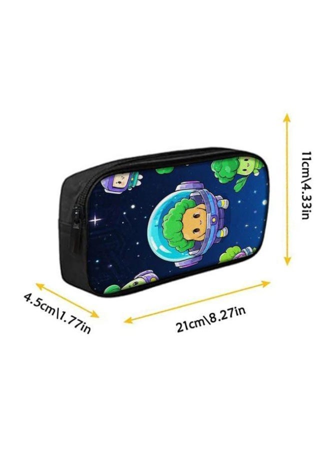 Cartoon three-piece schoolbag with front pocket