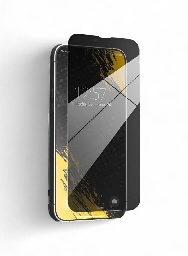 ليون واقي شاشة سيراميك HD مضاد للتجسس لـ آيفون 13 ميني (iPhone 13 Mini) لحماية الخصوصية (لقافة)  من Lion, حماية قصوى للشاشة من الخدوش والكسر