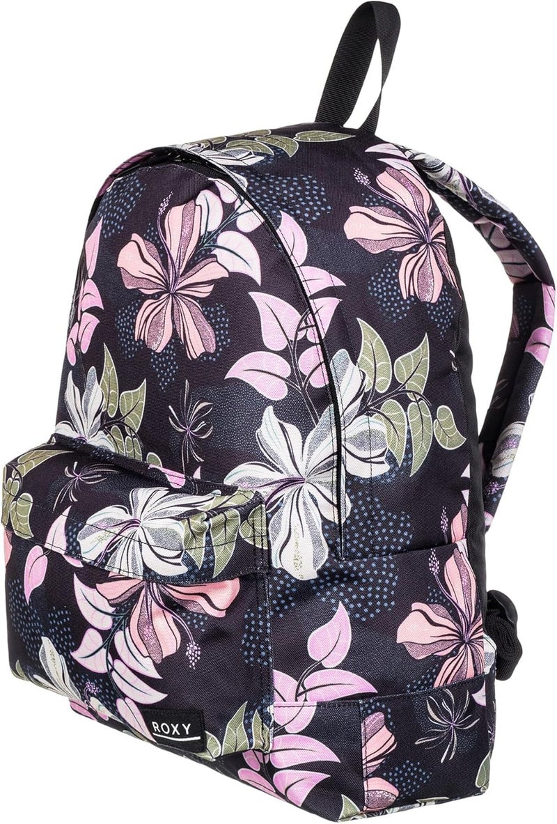 Roxy Womens Sugar Baby Backpack  Travel Vacation  Work  Everyday Carry  16L Capacity Anthracite Sunny Floral Swim One Size - Image 2