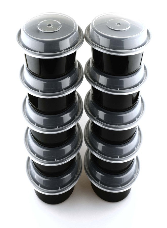 Green Direct Meal Prep containers 16 Oz. Round Microwavable Food Container with Lid /Portion Control Pack of 10 - Image 3