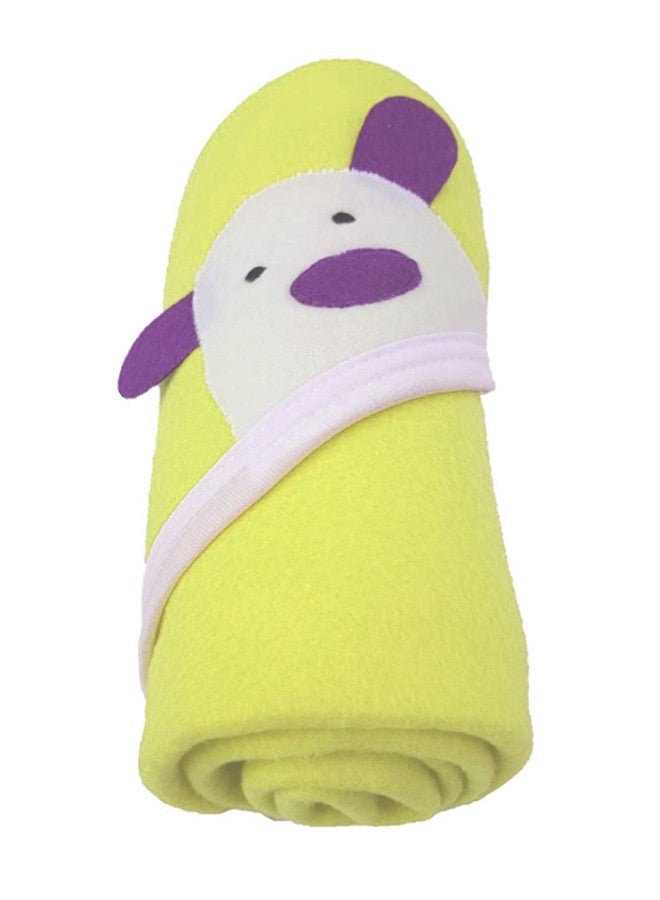 NAMAN Baby Blankets New Born Combo of All Season Hooded Wrappers Cum Towel for Baby Boys and Baby Girls NM-4200-YELLOW - Image 2