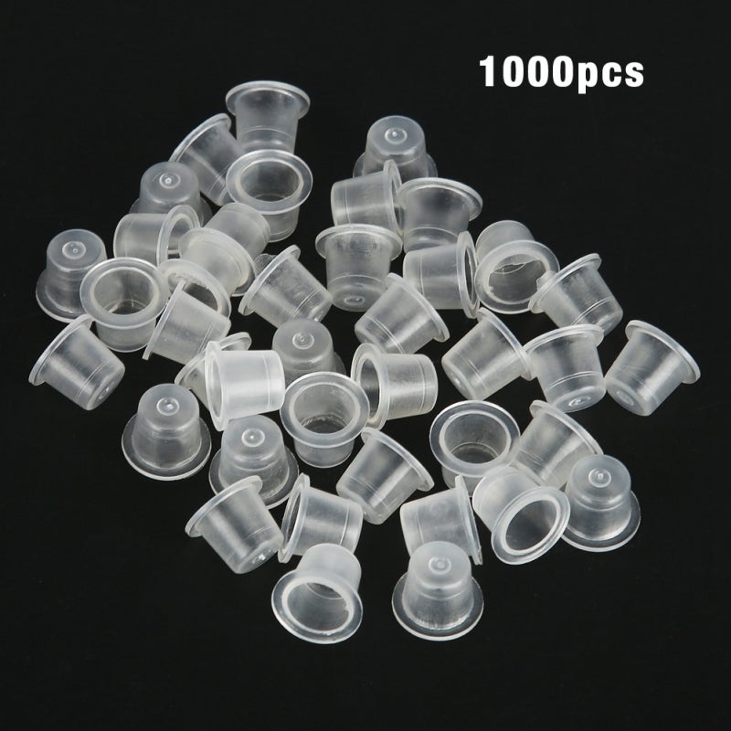Tattoo Ink Cup: Big Size Wide-brimmed Cup Design Preventing Ink Overflows - Easy Clean And Store Plastic Pigment Holder For Professional Or Home Use - Image 4