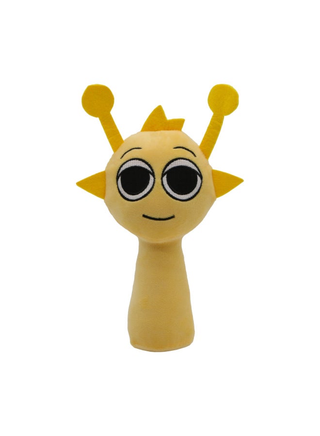 Products Sprunki Plush Rhythm Box Plush Toy Doll Doll Game Surrounding-Specifications:Doll Yellow Gray Robot - Image 5