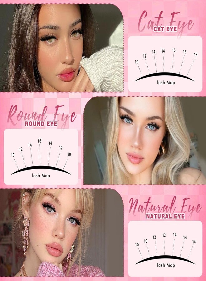 FinyDreamy Lash Clusters Fluffy Eyelash Clusters Wispy Indiviual Lashes DIY Volume Cluster Eyelash Extensions Thick Lashes Clusters by FinyDreamy(10-18mm 210PCS) - Image 5