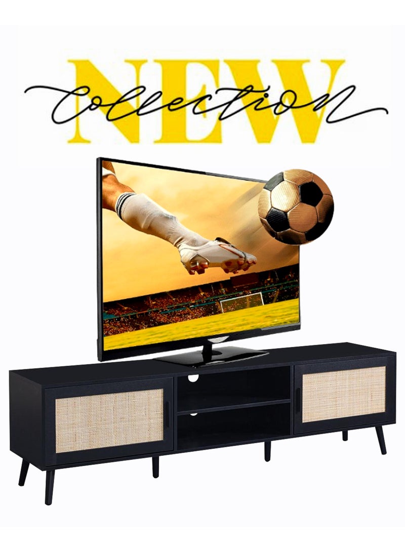Living TV Table, With Shelf, Acrylic Paint 180*40*50cm - Image 1