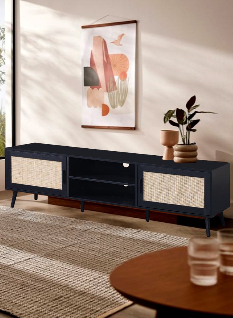 Living TV Table, With Shelf, Acrylic Paint 180*40*50cm - Image 4