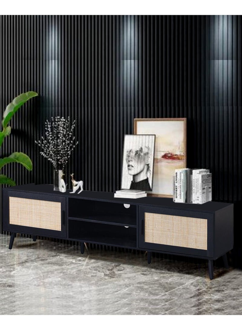 Living TV Table, With Shelf, Acrylic Paint 180*40*50cm - Image 5