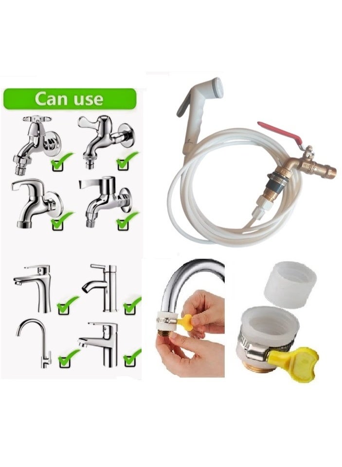 شطاف حمام متعدد و سهل الاستخدام بطول 4 متر (للسفر والرحلات والطوارق) - Image 2