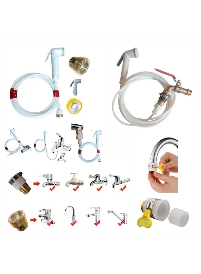 شطاف حمام متعدد و سهل الاستخدام بطول 4 متر (للسفر والرحلات والطوارق) - Image 5