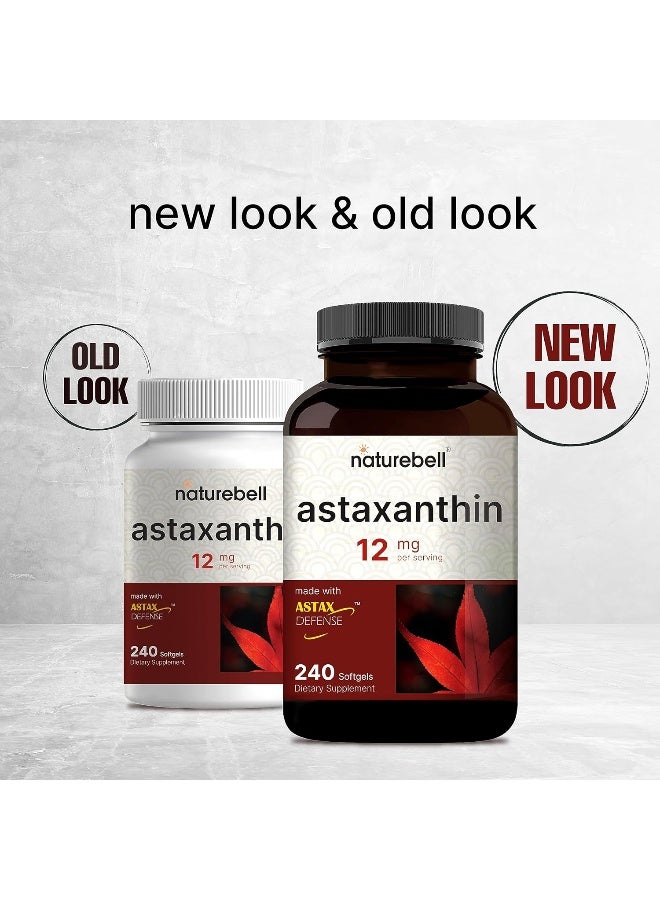 Naturebell Astaxanthin 12mg, 240 Softgels - Image 3
