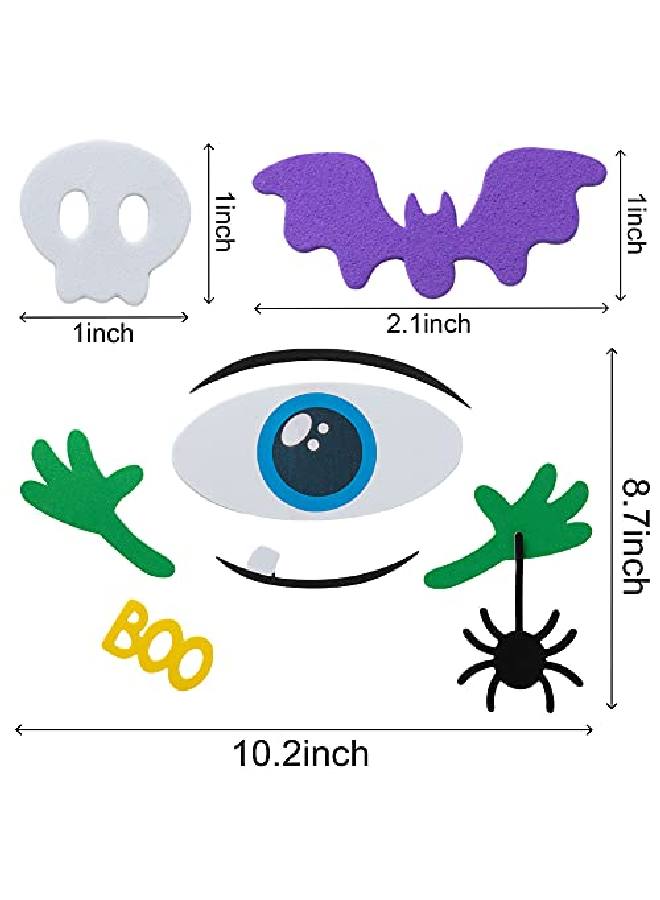 JOYIN 15 حزمة ملصقات اليقطين الرغوية لعيد الهالوين ملصقات زينة اليقطين بتصميمات 15 مع 13 ملصق رغوي صغير مستلزمات حفلات عيد الهالوين هدايا حفلات الخداع أو الحلوى - Image 4