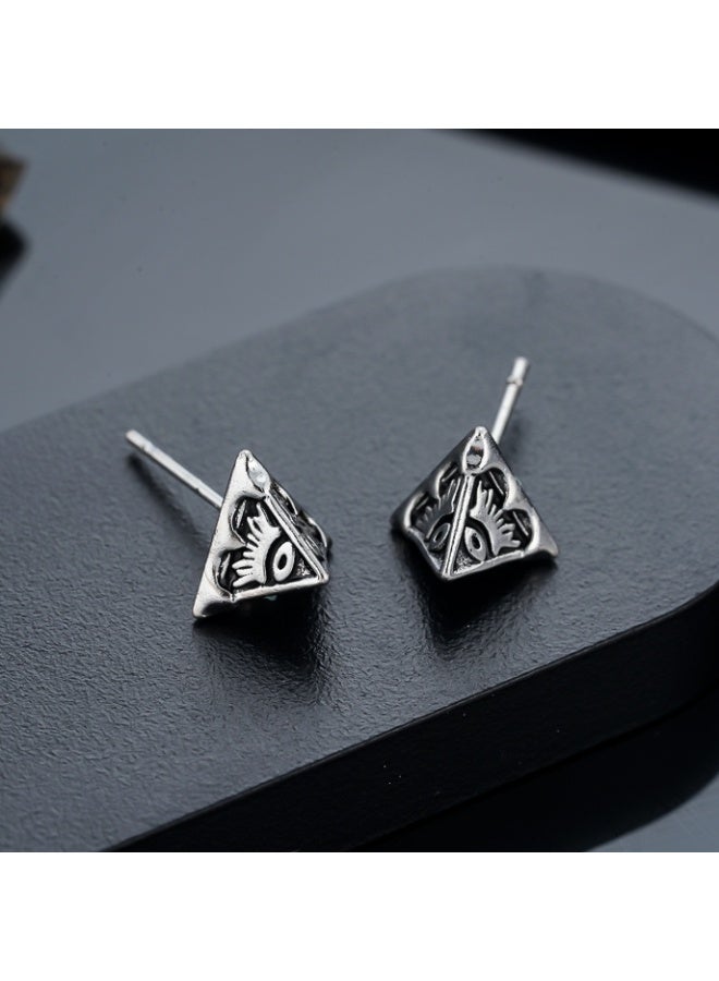 لاتين زوج واحد من الأقراط الرجالية، أقراط مرصعة للرجال - Image 2