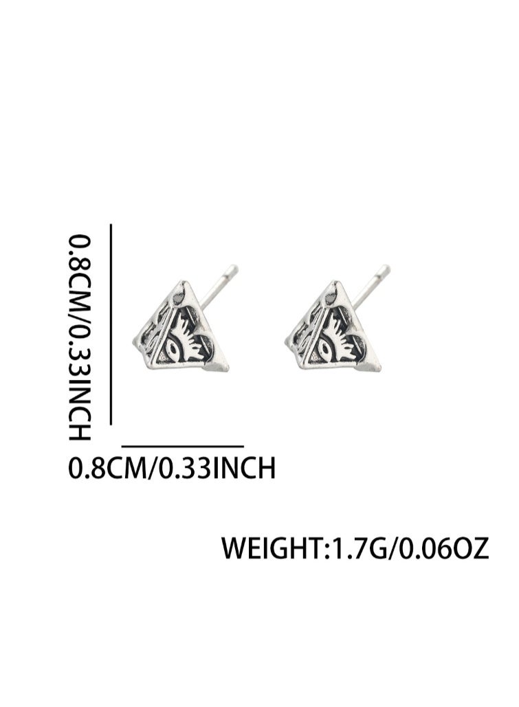 لاتين زوج واحد من الأقراط الرجالية، أقراط مرصعة للرجال - Image 3