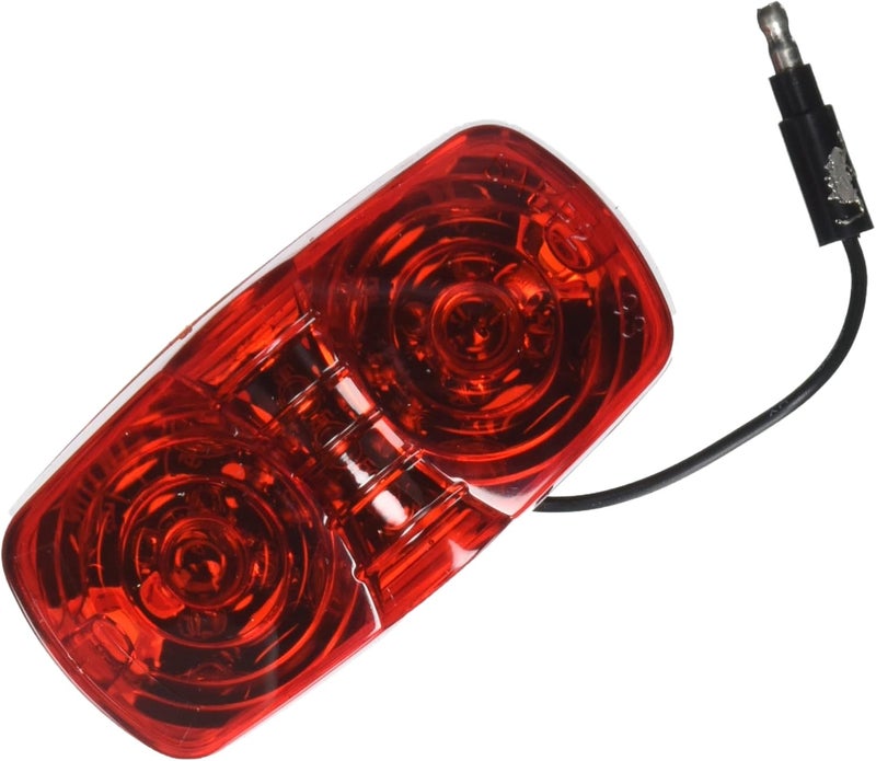 RoadPro RP1375R Red 4 Double Bubble Sealed LED Light - Image 1
