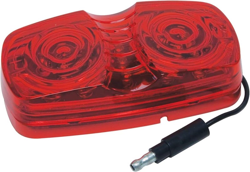 RoadPro RP1375R Red 4 Double Bubble Sealed LED Light - Image 3