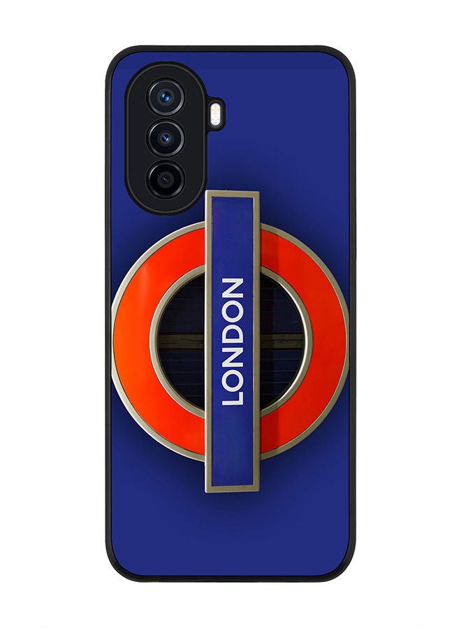 Stylizedd Rugged Black edge case for Huawei Nova Y70  Slim fit Soft Case Flexible Rubber Edges Anti Drop TPU Gel Thin Cover - Mind The Gap - Image 1