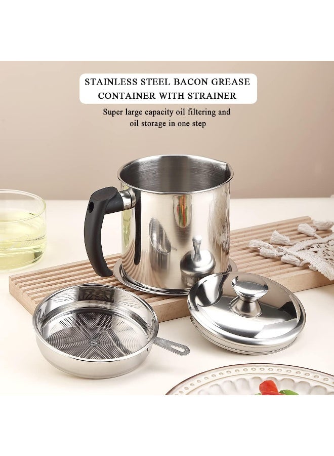 DubaiGallery Stainless Steel Milk Boiler Pot with Lid and Strainer, Durable Kitchen Utensil for Tea Coffee Preparation, Multipurpose Saucepan with Handle, Heat Resistant Design for Daily Cooking Needs and Home Use - Image 4