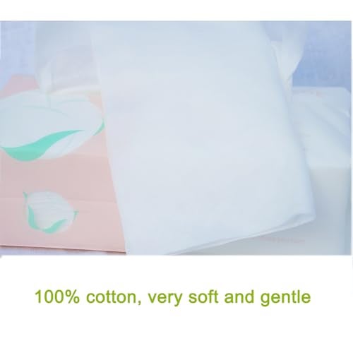 Careboree Ultra Soft Dry Baby Wipes Unscented Multi-Purpose Pure Cotton Tissue For Sensitive Skin (2 PACK-200 Count) - Image 3
