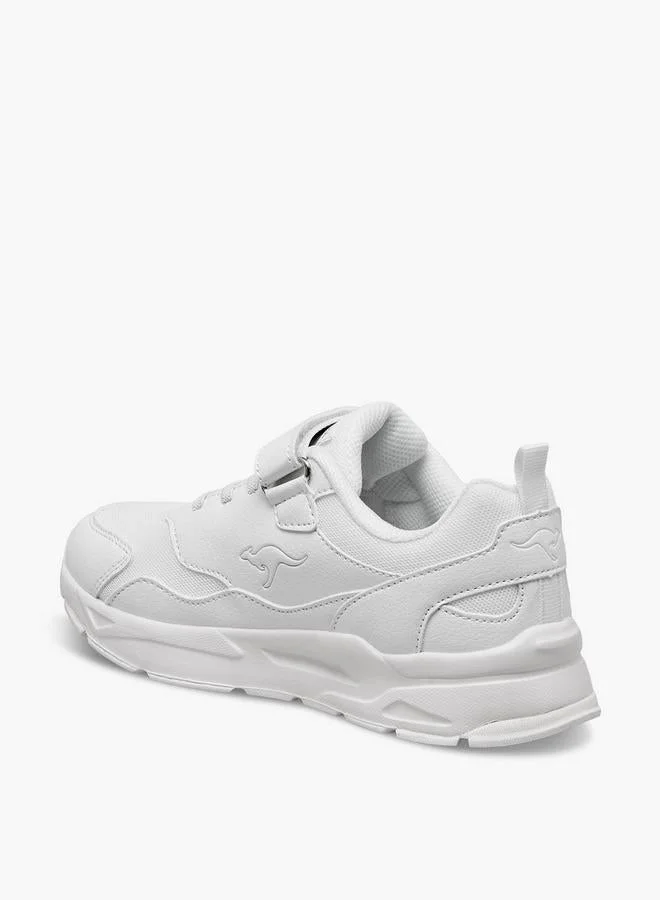 Kangaroos WHITE Kids Hook & Loop School Shoes for Men | Best Price UAE