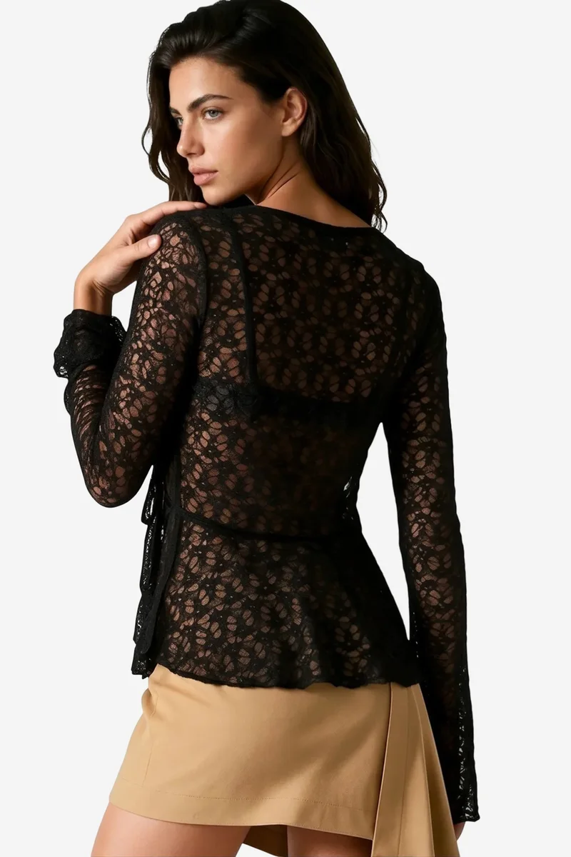 بوسيم BUSEM Polyamide Elastane Blouse