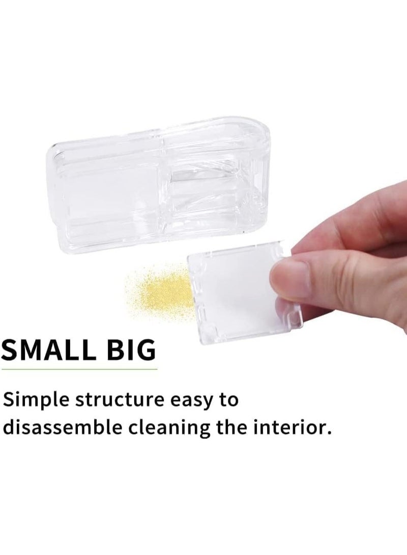 Pill Cutter, Pill Splitter, Pill Crusher, for Small or Large Pills, with Stainless Steel Blade, Travel Sized, Easy to Clean, for Cuts Pills, Vitamins, Tablets - Image 5