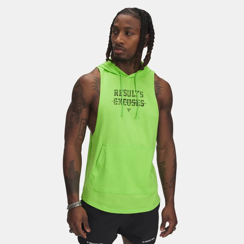 Men's Project Rock Wire Sleeveless Training Hoodie
