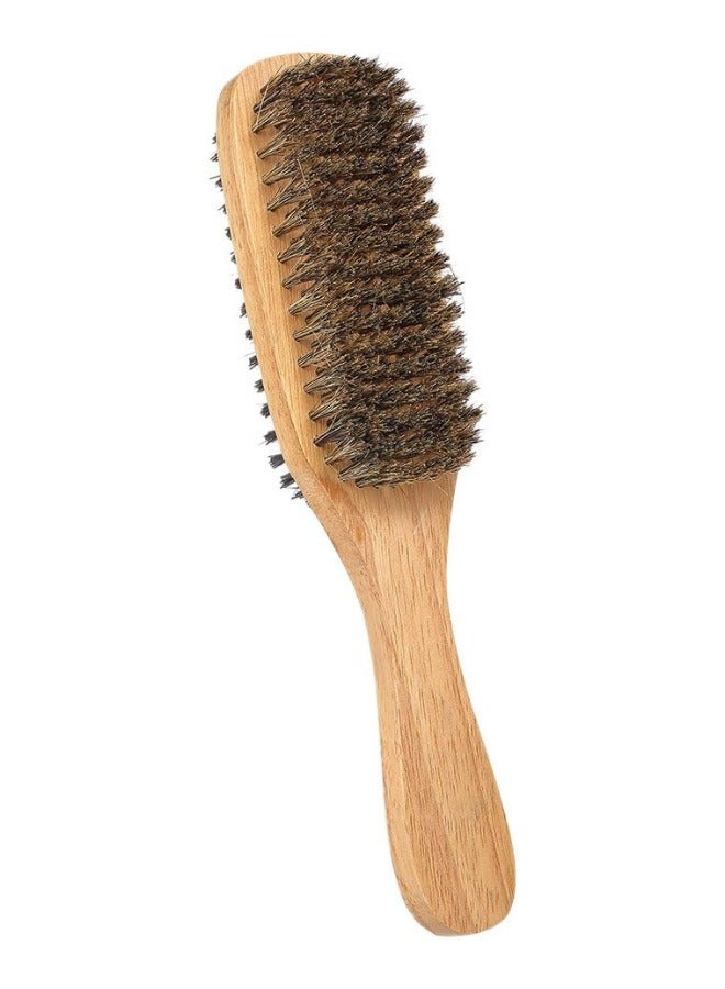 Globalstar Dual-Sided Facial Hair Brush - Premium Wooden Handle Beard and Mustache Comb - Image 3