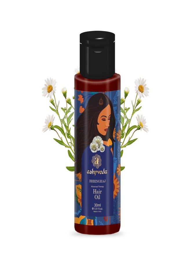 Ashpveda Bhringraj Advanced Hair Therapy Head Massage Oil | Essential Ayurvedic Herb Enriched Hair Oil for Headache Relaxation & Stress | Natural Hair Growth & Shine (30 ml) - Image 2