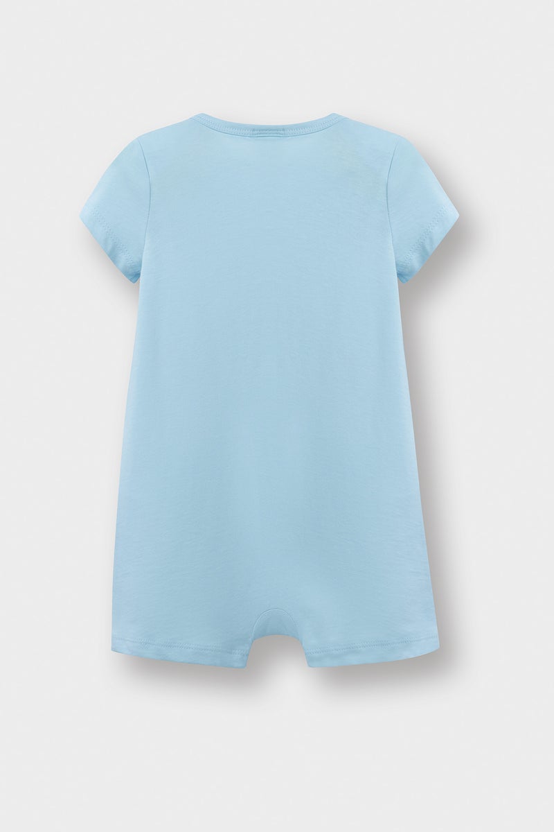 DeFacto Baby Boy 2 piece Regular Fit Envelope Neck Jumpsuit  - Image 4