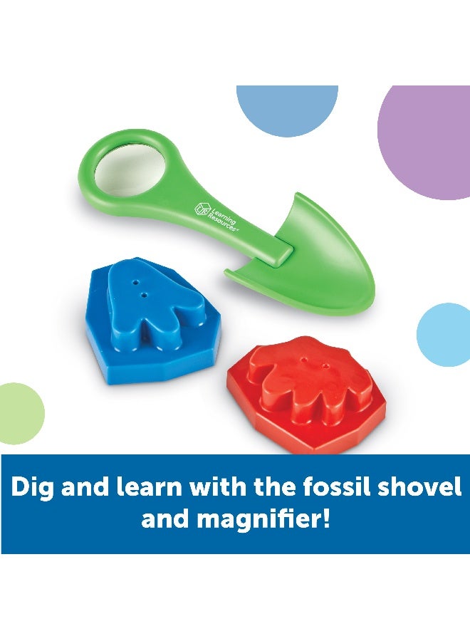 ليرننج ريسورسز موارد التعلم: بناء المهارات! الديناصورات، مجموعة تعليم الديناصورات لمرحلة ما قبل المدرسة مع أحافير وألغاز وكتاب أنشطة، للأعمار من 4 سنوات فما فوق - Image 3