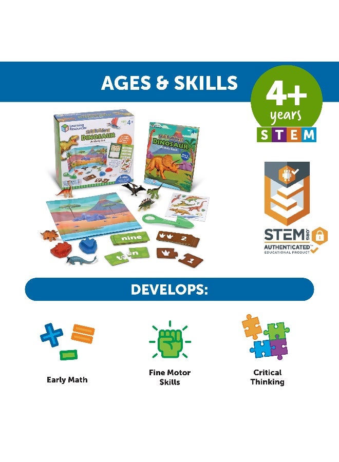ليرننج ريسورسز موارد التعلم: بناء المهارات! الديناصورات، مجموعة تعليم الديناصورات لمرحلة ما قبل المدرسة مع أحافير وألغاز وكتاب أنشطة، للأعمار من 4 سنوات فما فوق - Image 5