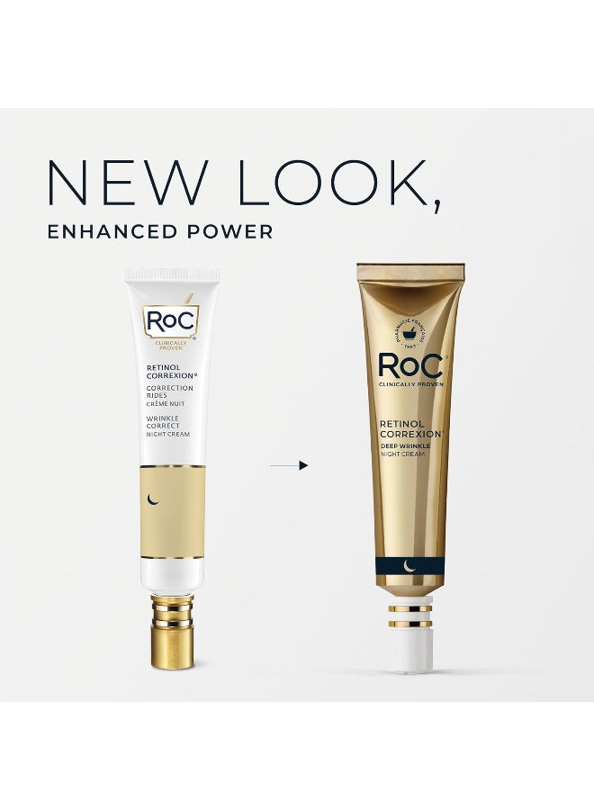 RoC Retinol Correxion Deep Wrinkle Night Cream, Anti-Aging Treatment, 1.0 oz - Image 1