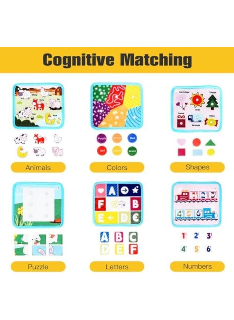 SYOSI Busy Book for 2-Year-Old, Montessori Busy Board for Toddlers, Sensory Activity Board, Educational Learning Toys for Early Development, Baby Quiet Book for 1-3 Years Old - Image 4